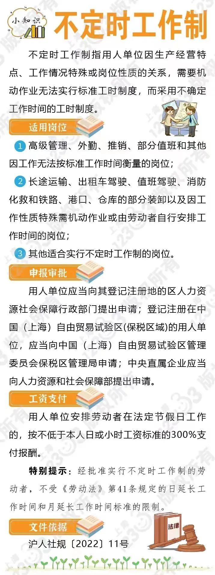 不定时工作制最新规定及全面解析