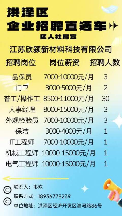 椒江洪家最新招聘信息全览